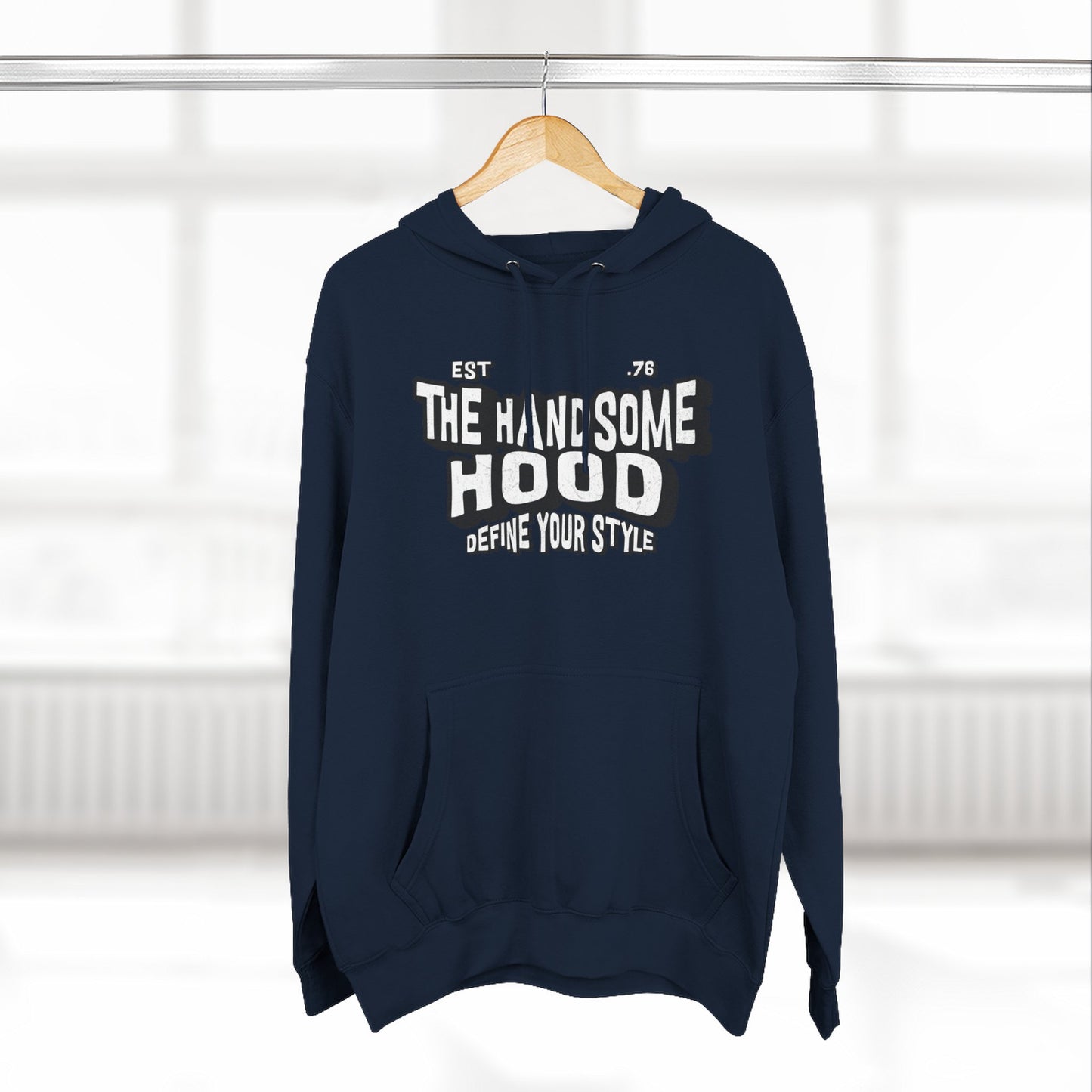 Handsome Hood Retro Script Hoodie