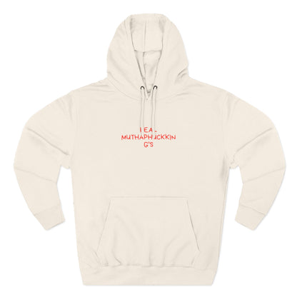 Red Brushstroke G Logo Hoodie