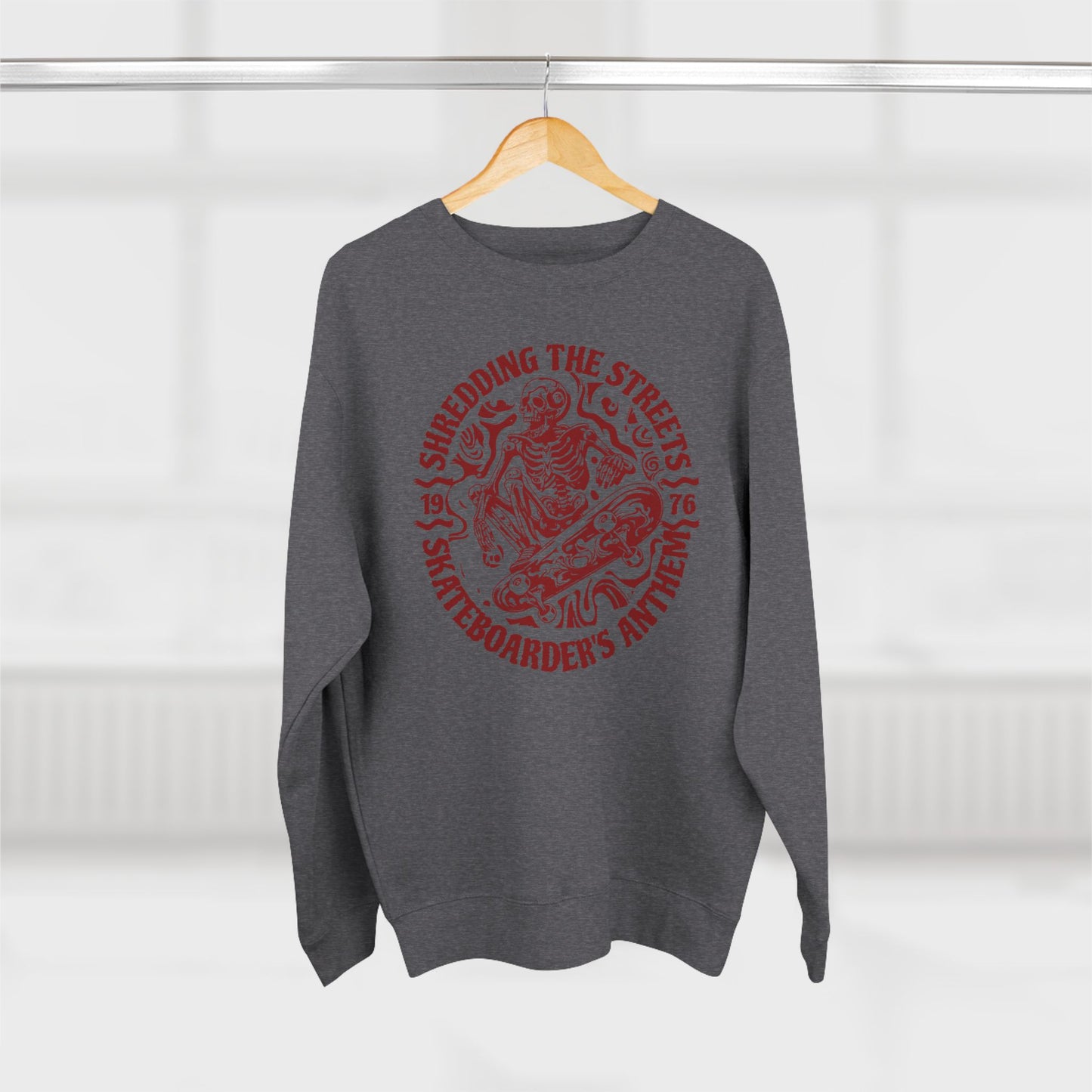 Skate Anthem Shredding Streets Sweatshirt