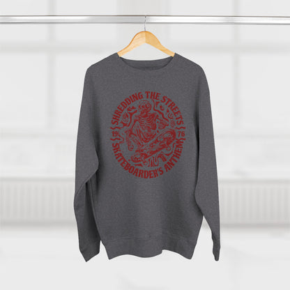 Skate Anthem Shredding Streets Sweatshirt