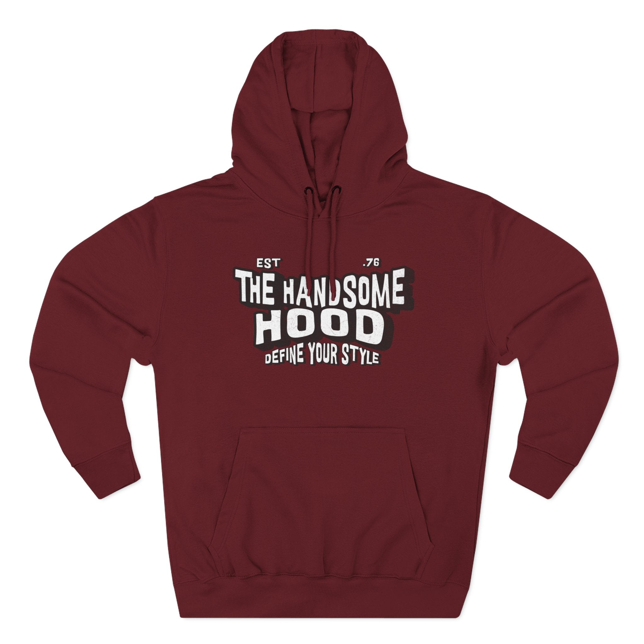 The Handsome Hood Hoodie – Retro Script Graphic Pullover