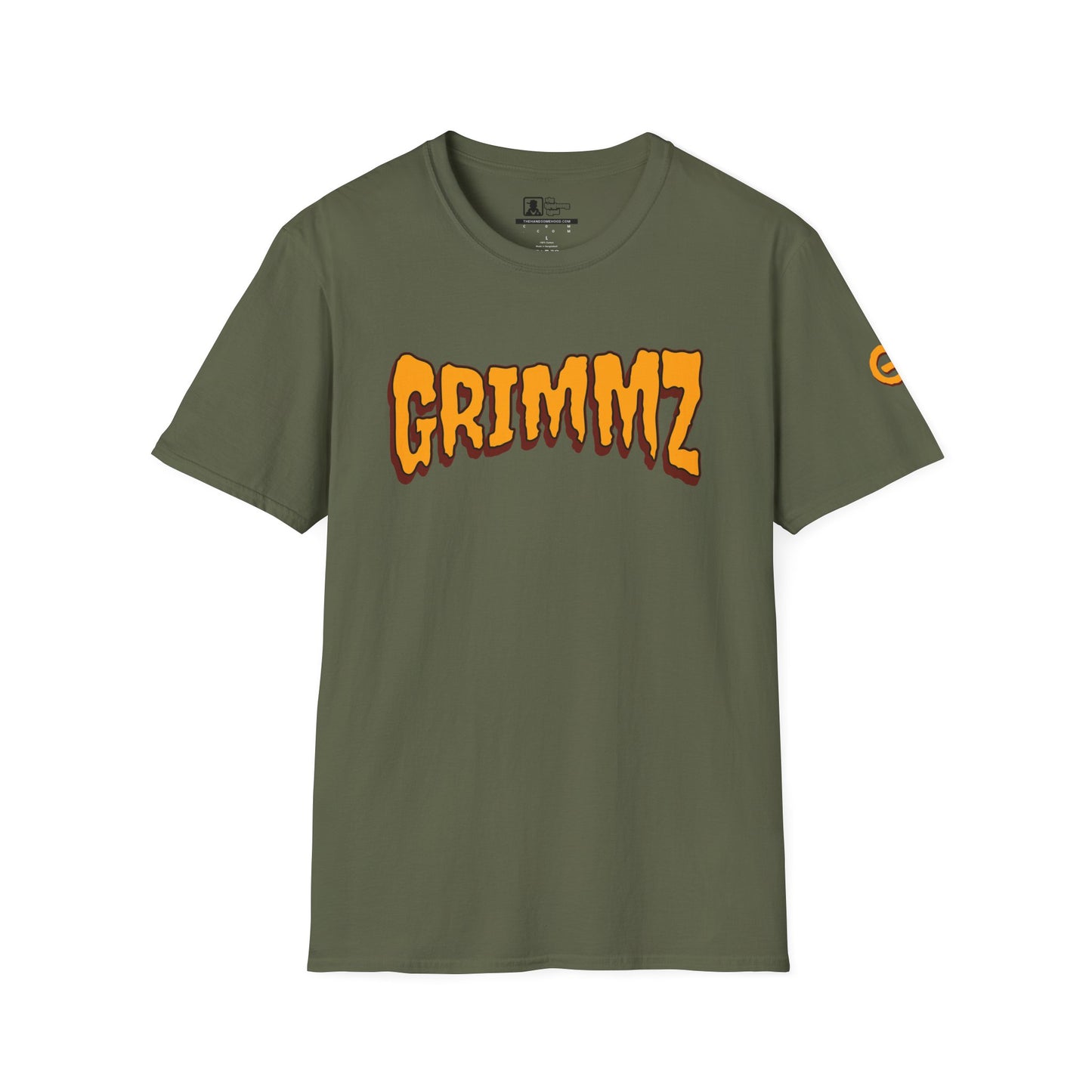 Grimmz Orange Drip Logo T-Shirt