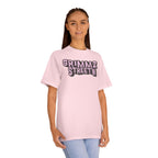 Grimmz Streetwear Tee — Pink Graffiti Logo T-Shirt