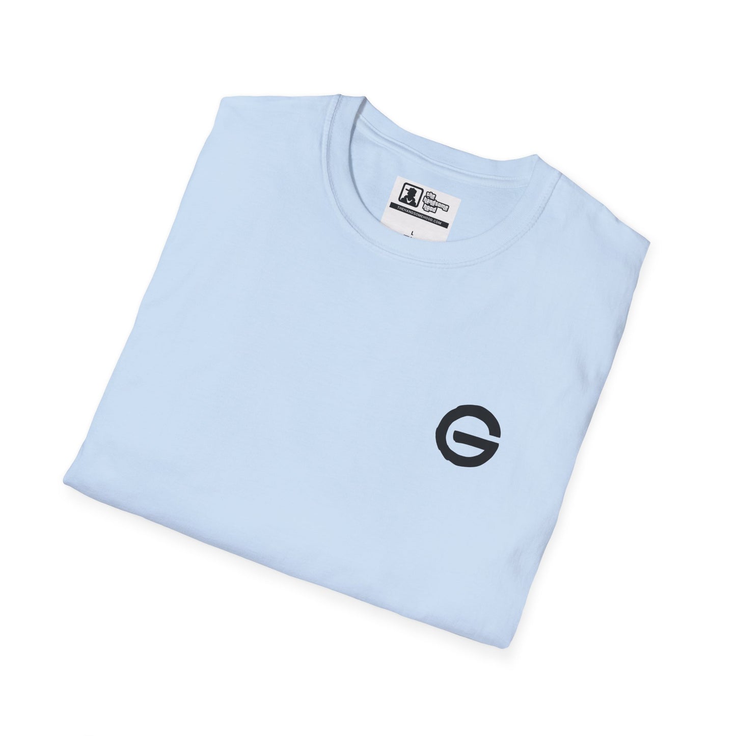 Minimal Monochrome Silhouette Logo Tee