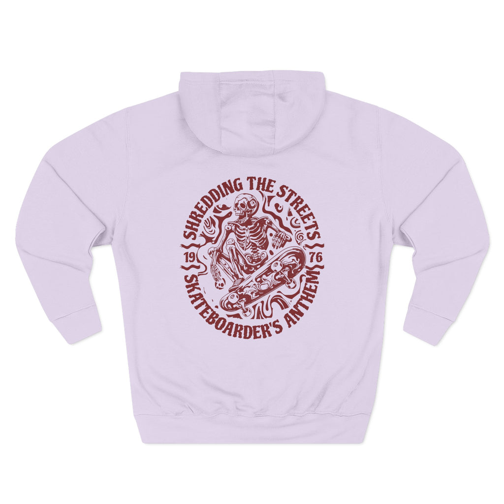 Skateboarders In Hell Graphic Hoodie — Retro Skate Circle Design