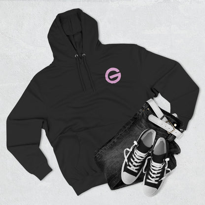 Minimalist Pink G Logo Hoodie