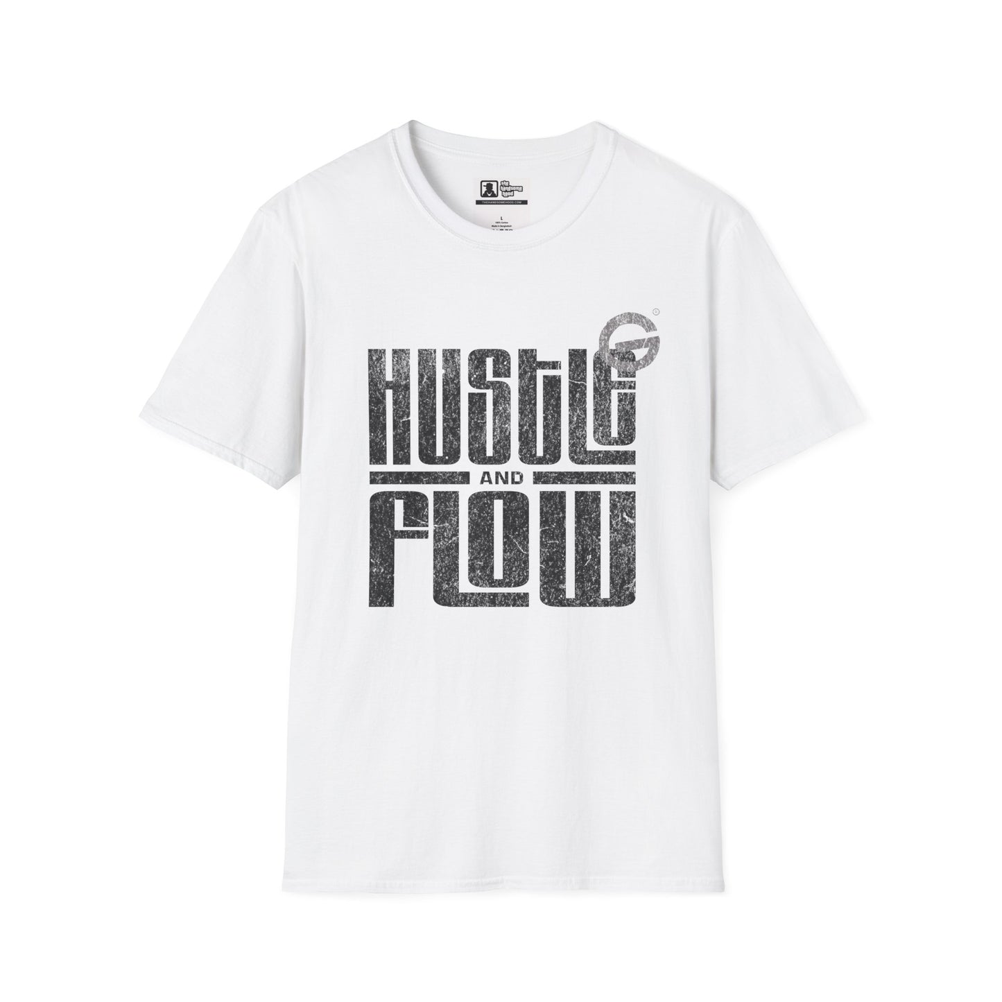 Hustle Flow Motivational Streetwear Tee