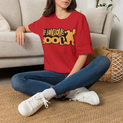 Handsomeschool Graphic T‑Shirt — 'The Handsome Hool' Retro Mascot Tee