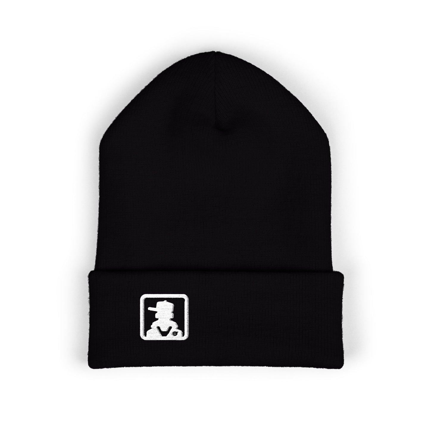 Classic Minimal Patch Knit Beanie