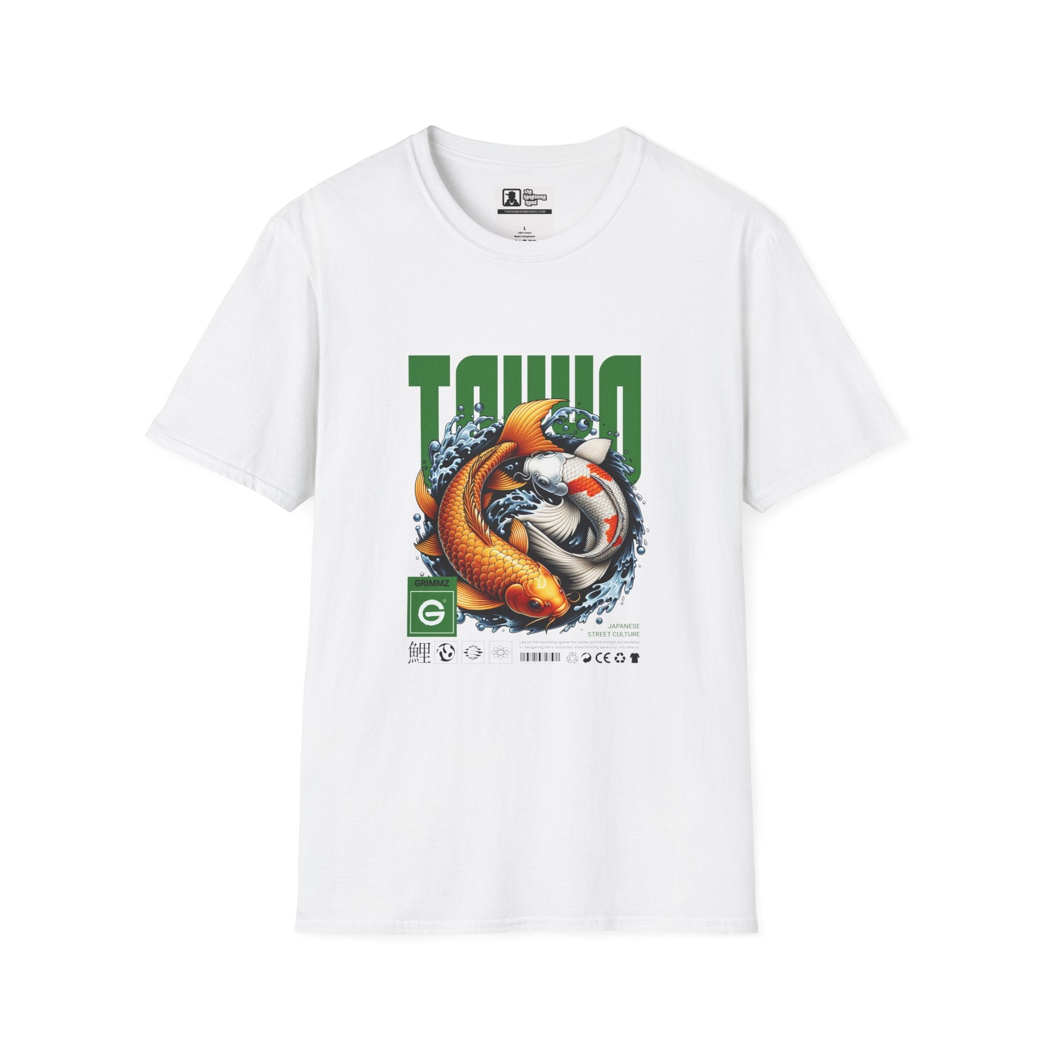 Koi Fish Tokyo Graphic T-Shirt – Japanese Wave Art Tee