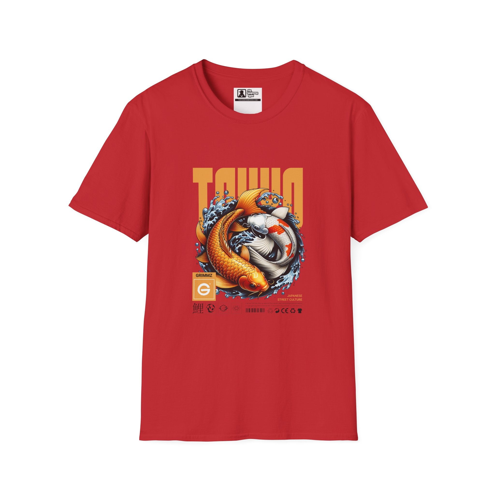 Tokyo Koi Graphic T-Shirt — Retro Japanese Fish Design
