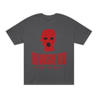 The Handsome Hood Streetwear Tee — Red Balaclava Graphic T-Shirt