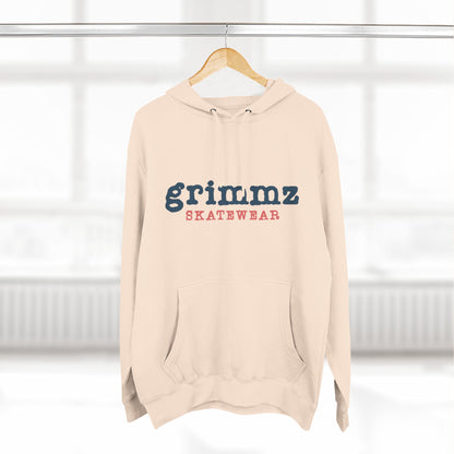 Grimmz Skatewear Fleece Hoodie — Vintage Skate Logo Pullover