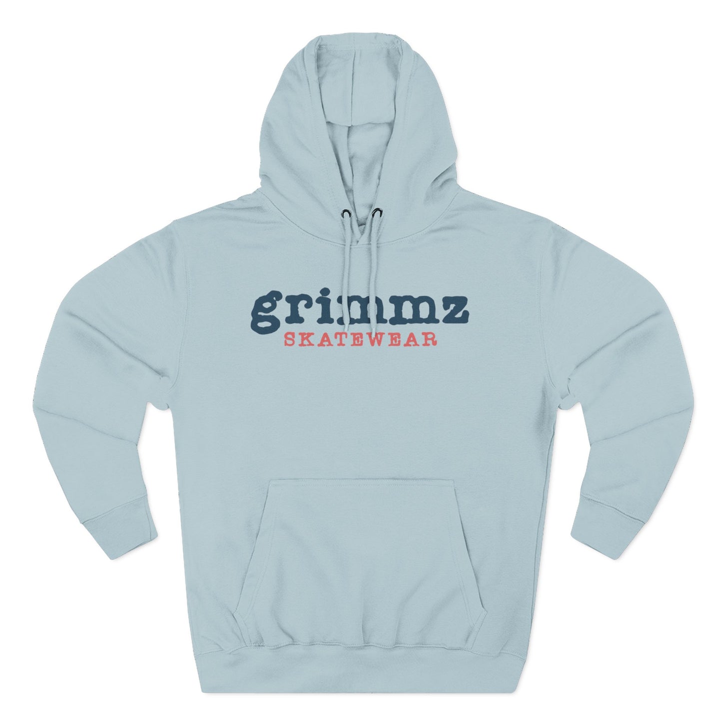 Grimmz Skatewear Fleece Hoodie — Vintage Skate Logo Pullover