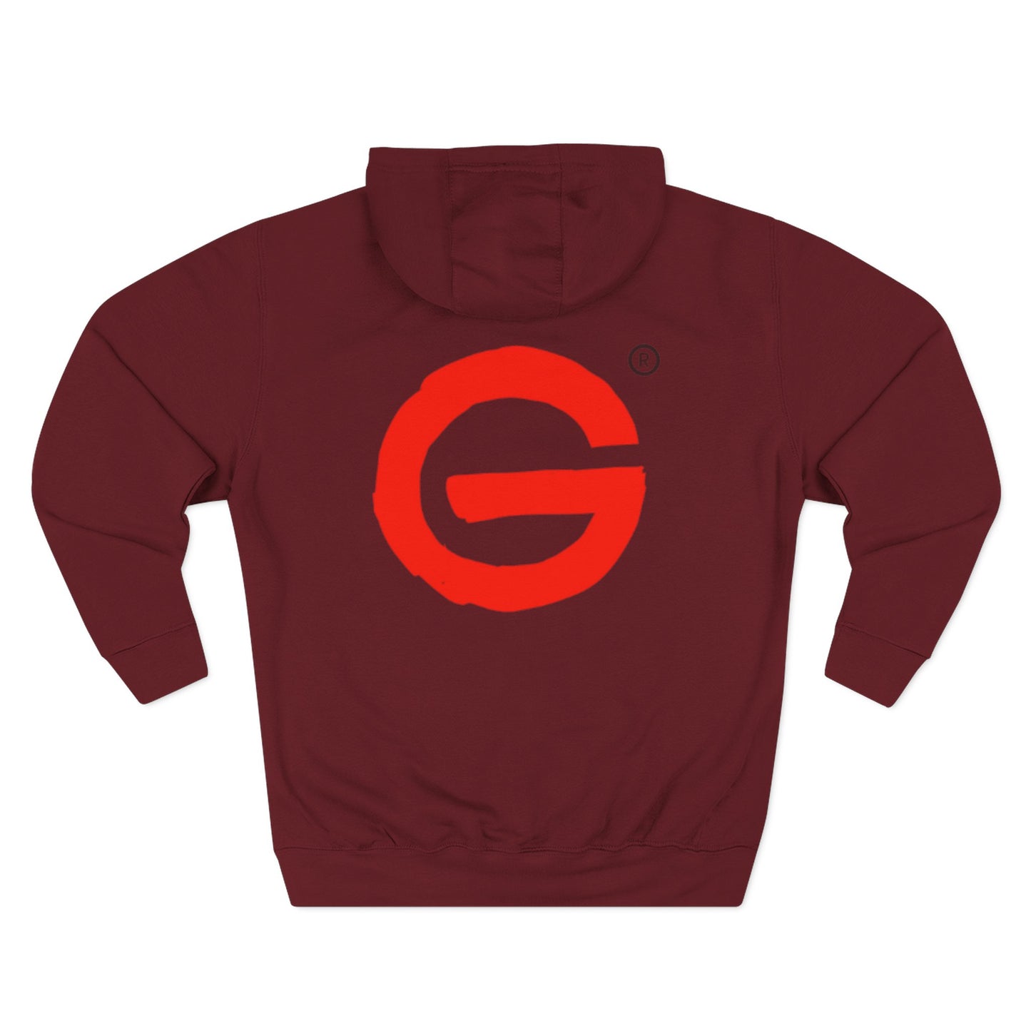 Red Brushstroke G Logo Hoodie