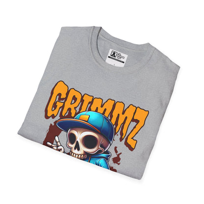 Grimmz Skull Skateboard T-Shirt