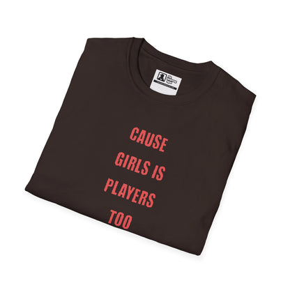 irls Are Players Empowerment Graphic Tee