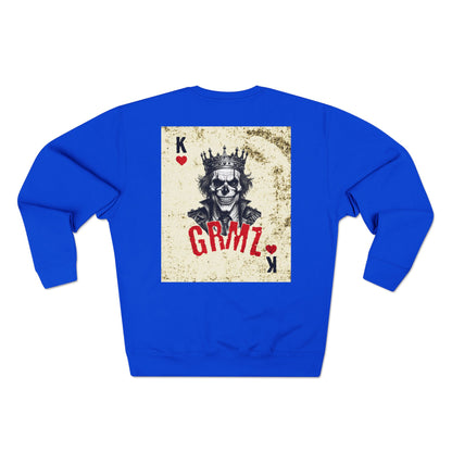 GRMZ Playing Card Skull Crewneck