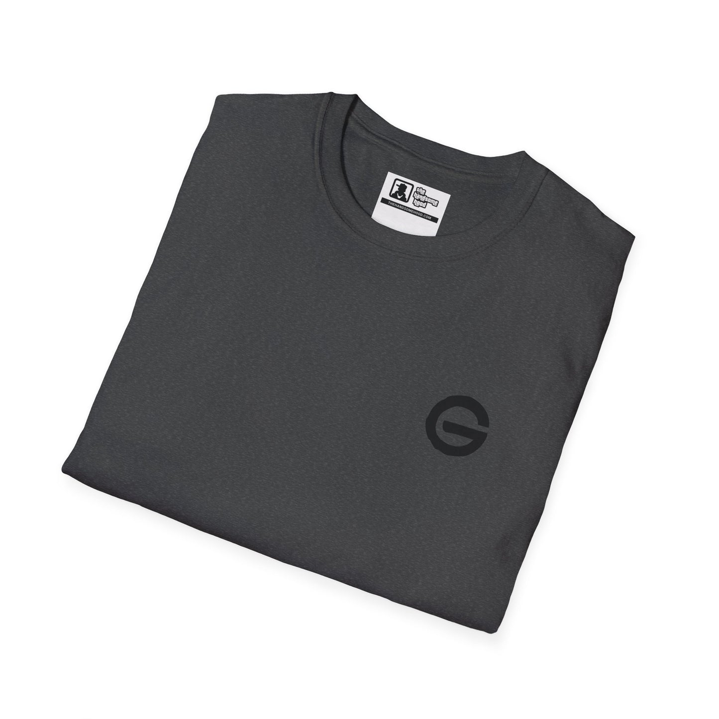 Minimal Monochrome Silhouette Logo Tee