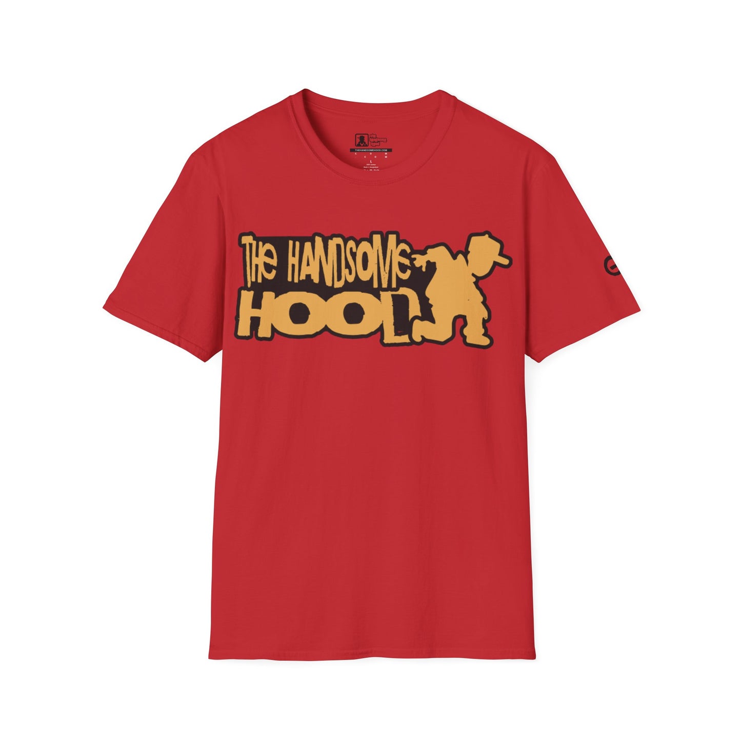 Handsomeschool Graphic T‑Shirt — 'The Handsome Hool' Retro Mascot Tee
