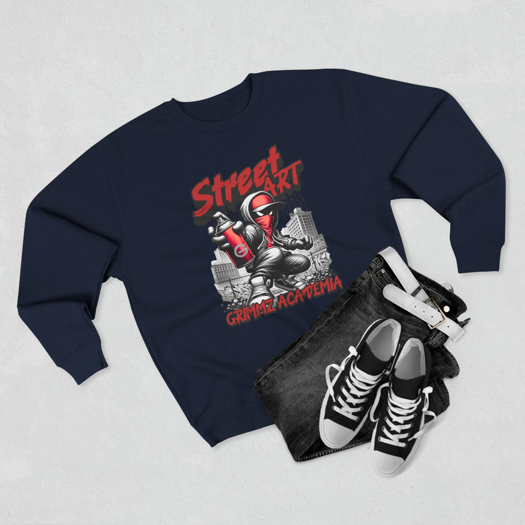 Street Art Crewneck Sweatshirt – Graffiti Skater Graphic