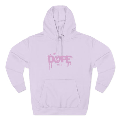 Dope Skull Graphic Hoodie Pink Drip Streetwear