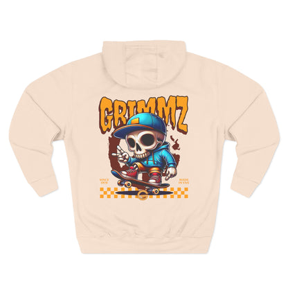 Weirdo Graphic Hoodie — Retro Skate Cartoon Fleece Pullover