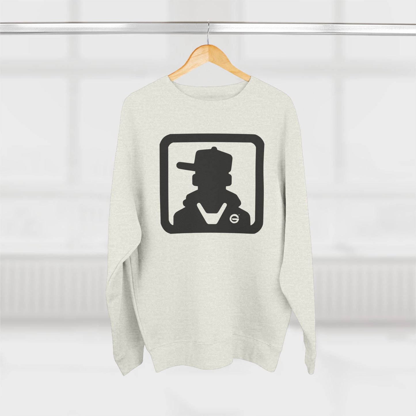 Vintage Detective Silhouette Crewneck Sweatshirt