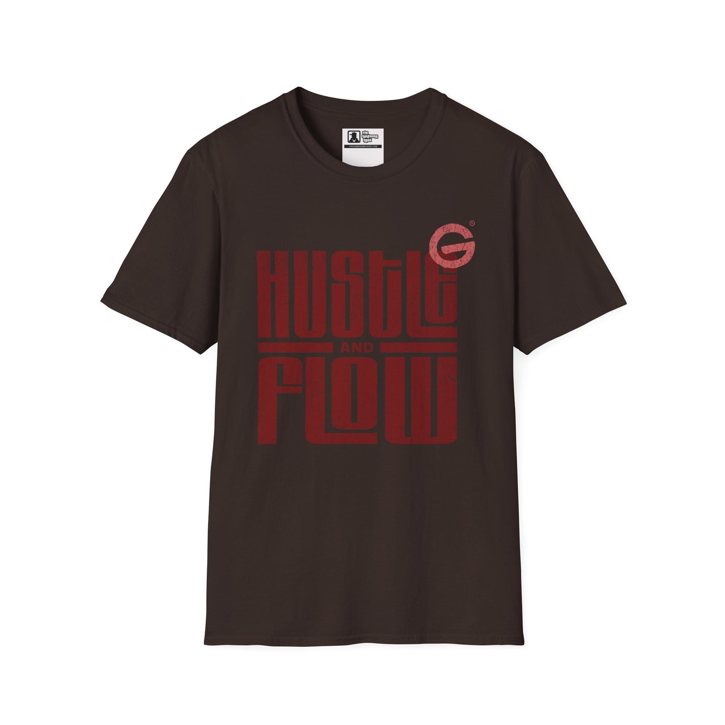 Hustle Flow Motivational Streetwear Tee