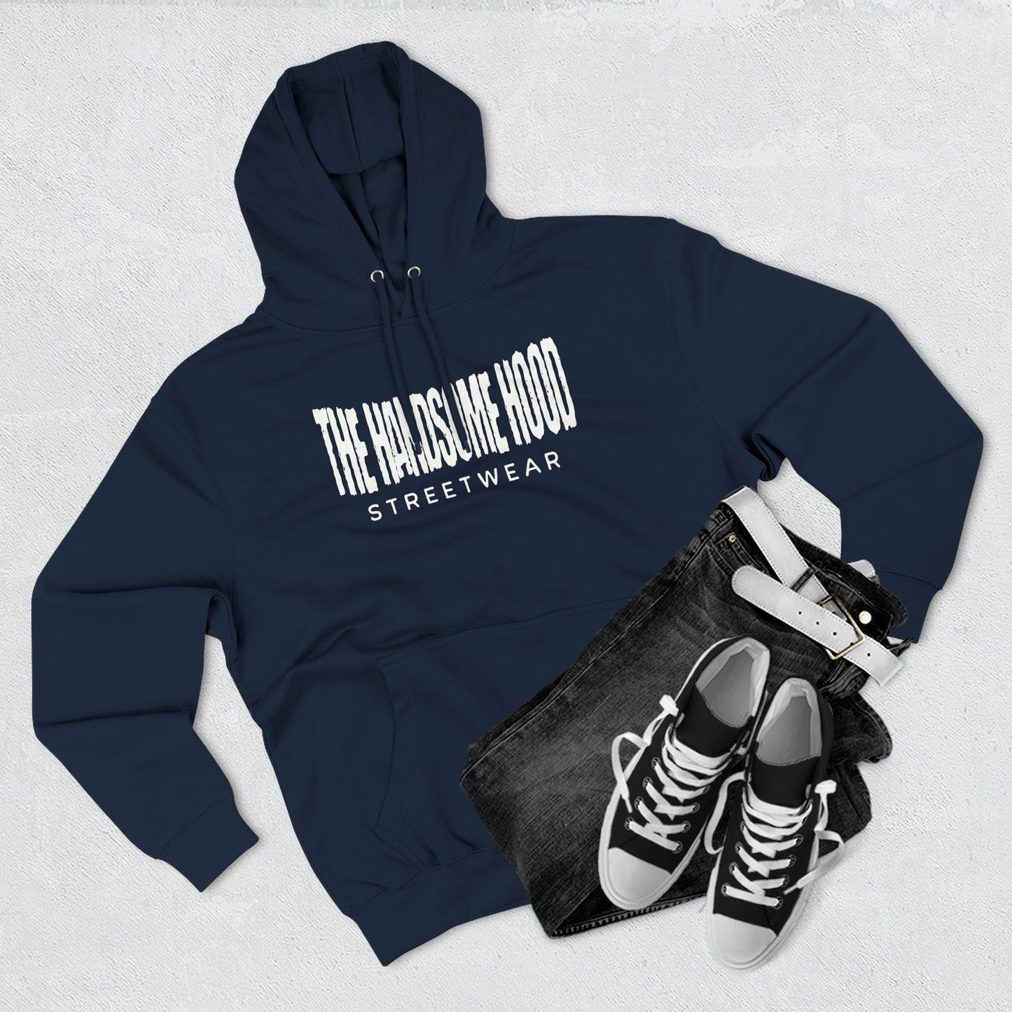 Housome Hood Grey Three-Panel Hoodie