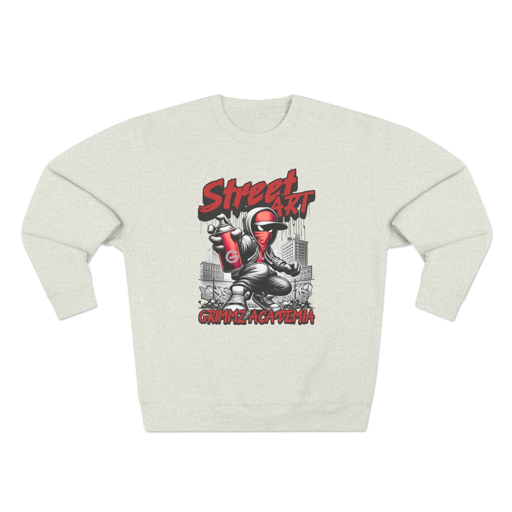 Street Art Crewneck Sweatshirt – Graffiti Skater Graphic