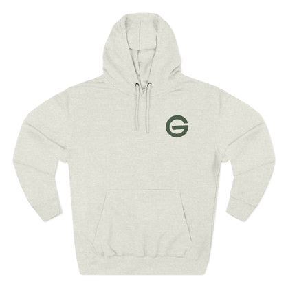 Minimalist Green 'G' Logo Hoodie