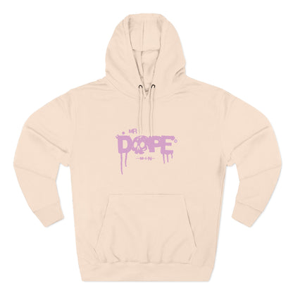 Dope Skull Graphic Hoodie Pink Drip Streetwear