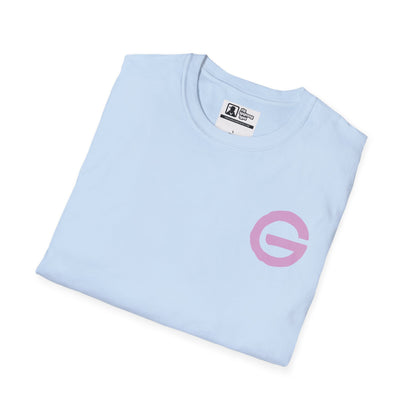 T-Shirt — Minimal Pink 'G' Logo Tee