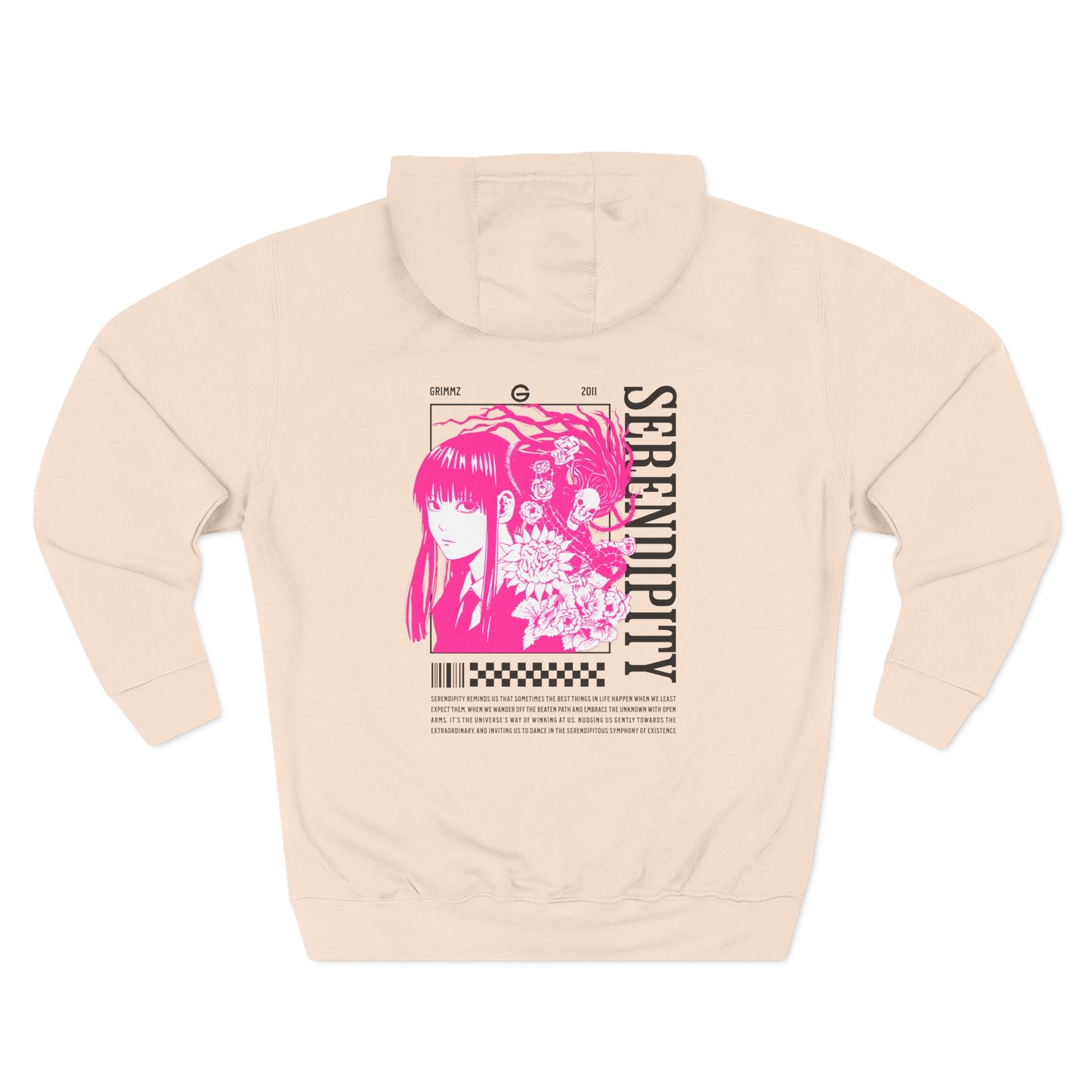 Serendipity Pink Anime Hoodie