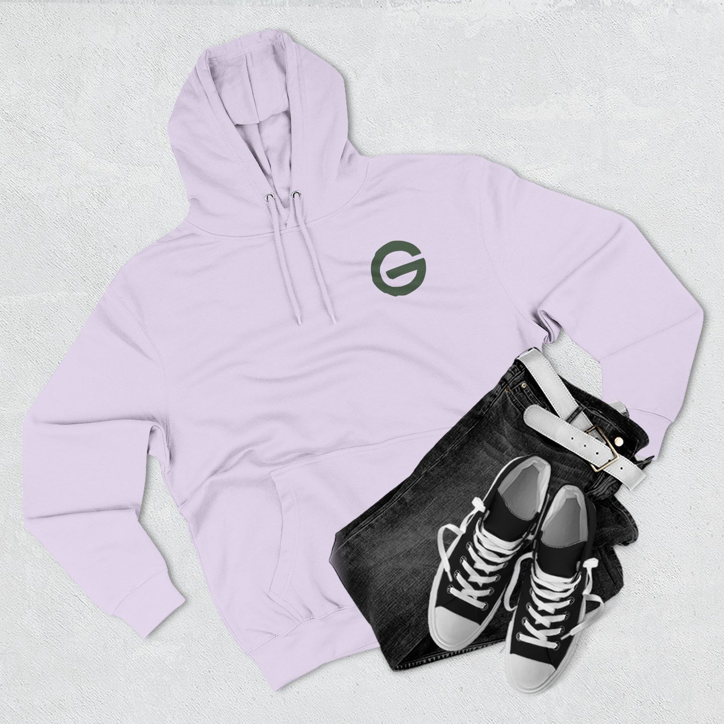 Minimalist Green 'G' Logo Hoodie