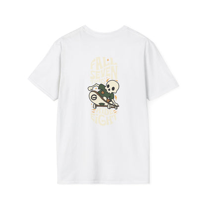 Skater Skull Tee Skateboard Graphic T-Shirt