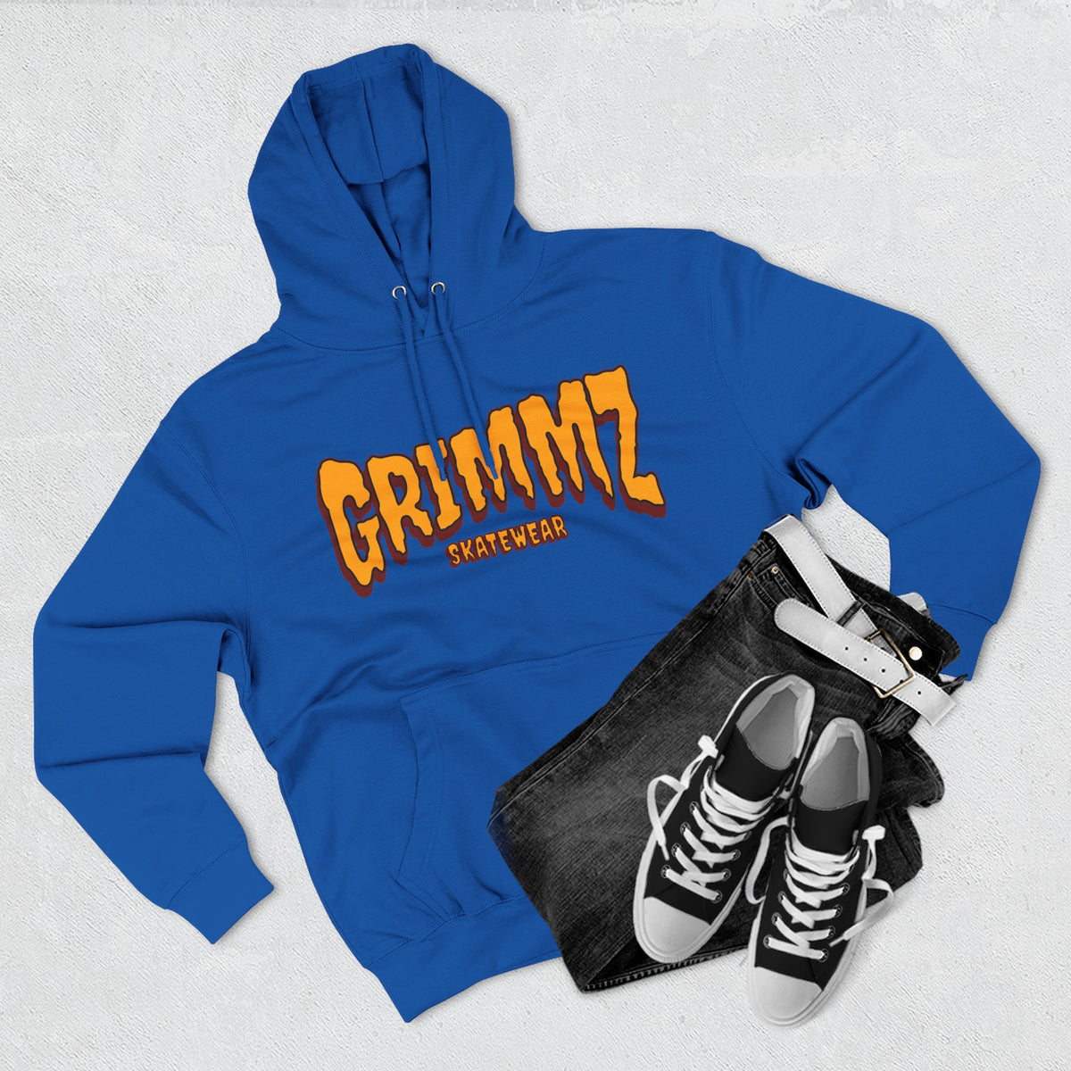 Grimmz Skateboarding Skeleton Hoodie