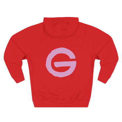 Minimalist Pink G Logo Hoodie