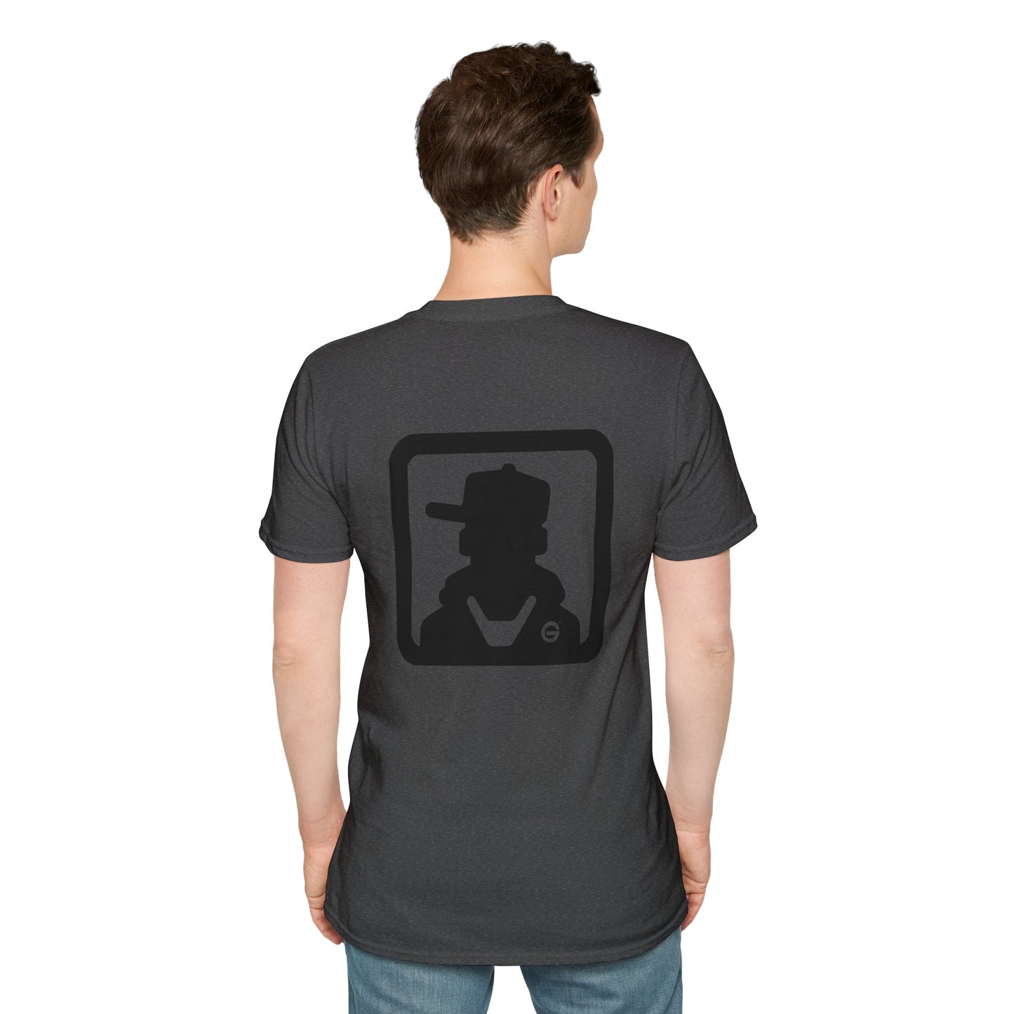 Minimal Monochrome Silhouette Logo Tee