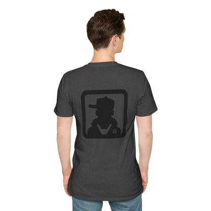 Minimal Monochrome Silhouette Logo Tee