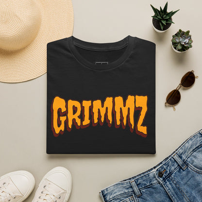 Grimmz Orange Drip Logo T-Shirt