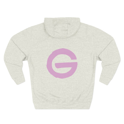 Minimalist Pink G Logo Hoodie