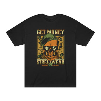 Get Money Skull Graphic Tee
