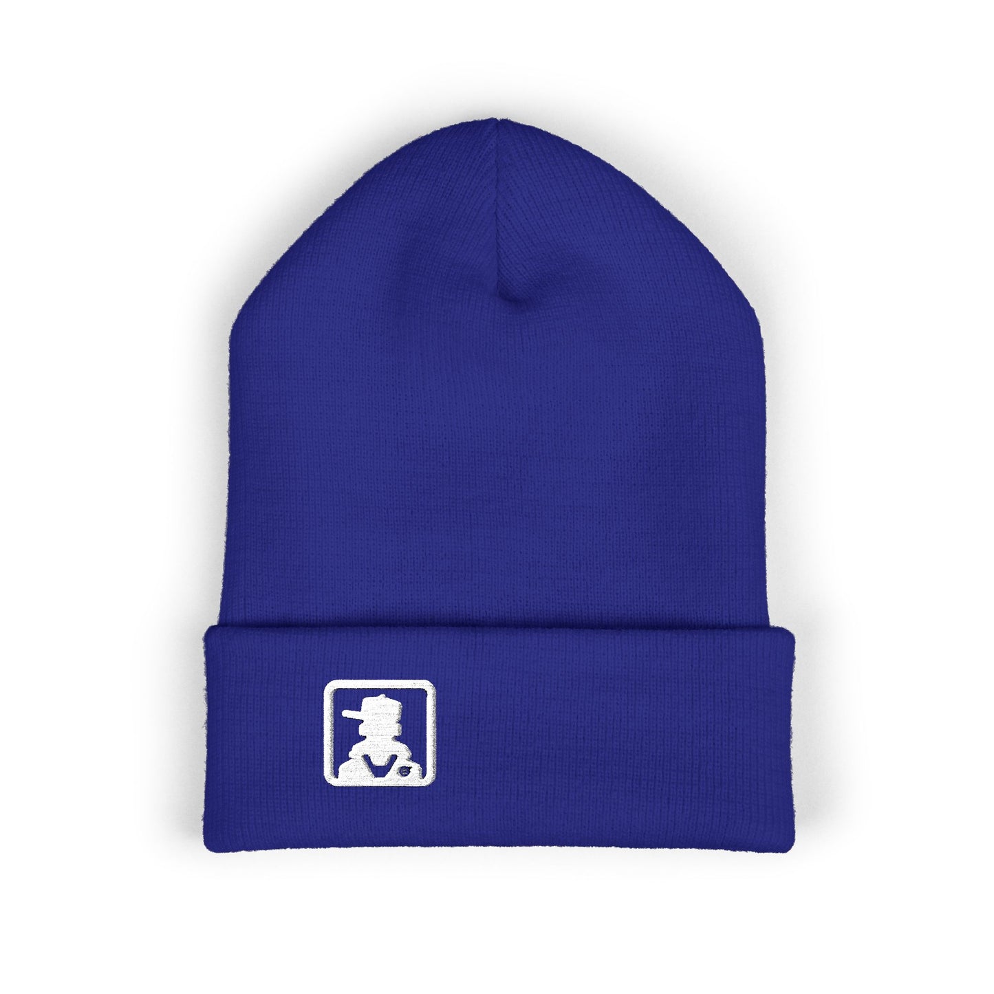 Classic Minimal Patch Knit Beanie