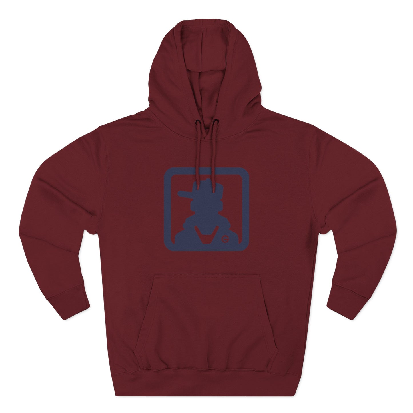 Minimalist Cowboy Silhouette Hoodie — Western Graphic Pullover