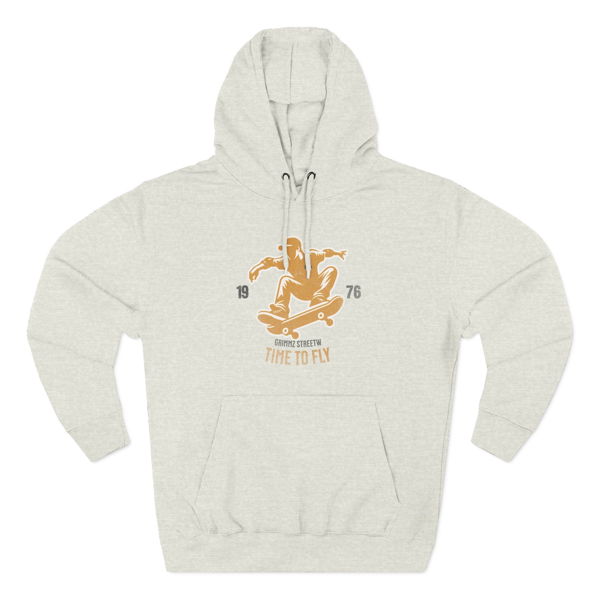 Skateboard Time to Fly Hoodie — Vintage Skateboard Graphic Pullover