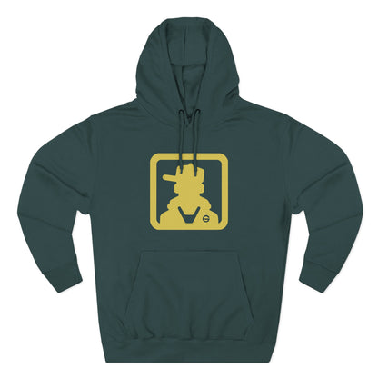 Gold Cowboy Western Hoodie Pullover