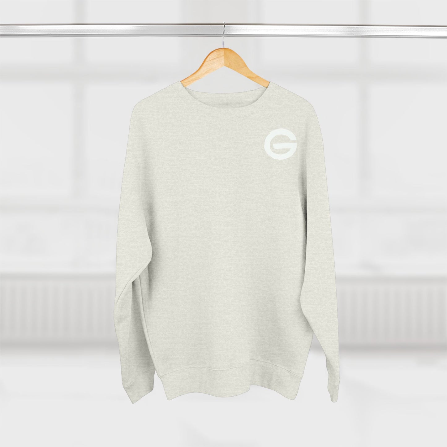 Skeleton Skate Crewneck Sweatshirt — "Fall Seven Ride Eight" Graphic