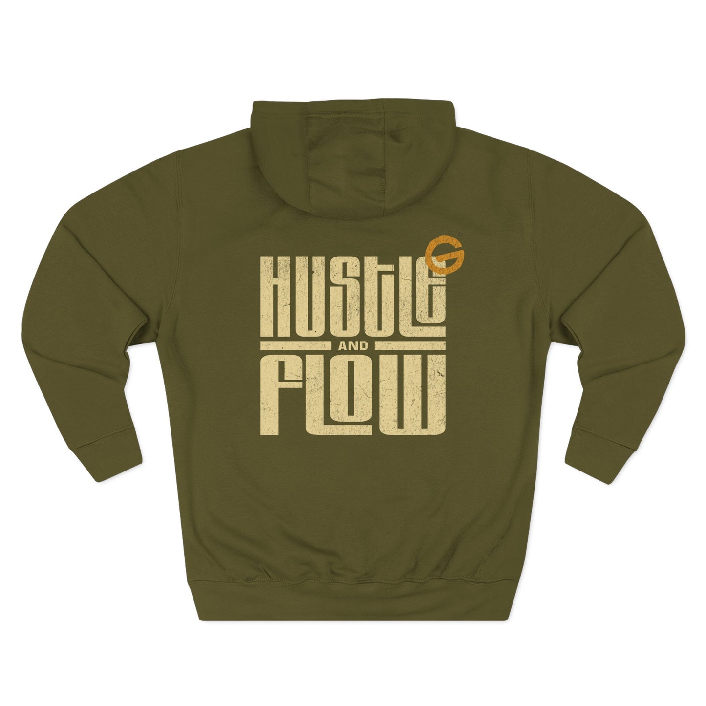 Hustle Flow Retro Gold Hoodie